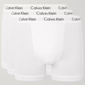26 SS 캘빈클라인 언더웨어 쓰리팩 스티치 코튼 브리프 드로즈 화이트 U2664G100