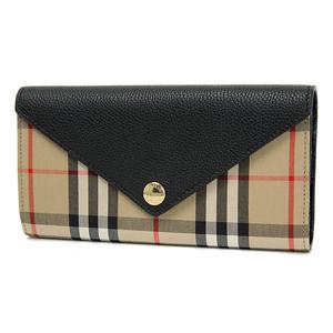 BURBERRY 여성 빈티지 체크 장지갑 8026108 BLACK