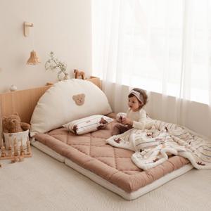 비비엔다 모달 아기 겨울토퍼이불세트 (요토퍼+다우니퍼블랭킷L+라텍스베개)