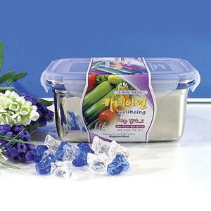 스텐락사각밀폐용기6호 1.1L 밀폐 음식물보관 보관용기 주방용품 생활용품 다용도