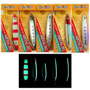 씨타임 삼치 농어 메탈지그 홀로그램 야광 루어 미끼