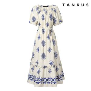 [탱커스]벌룬소매 바캉스 원피스 (TX2OP052L0)