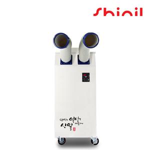 신일 국산 2구 자바라 대형 이동식에어컨 SMA-C6100WN / 실외기없는 공장형 공업용 업소용 산업용 창고