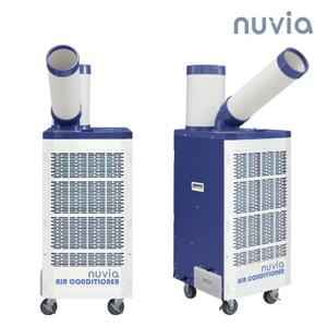 누비아 제트엔진 1구 자바라 이동식 에어컨 NIA-1000FSM / 실외기없는 산업용 업소 공업 창고 공장 냉방기