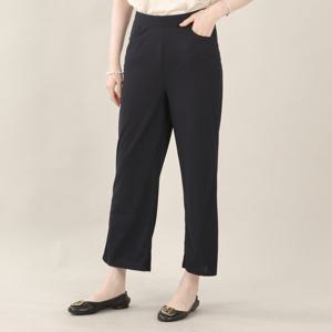 애비뉴투지 엄마옷 얇고 고실한 기본 허리밴드 주머니 여름 통바지 P06552