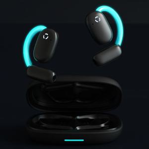 [엠지텍]오로라에어 오픈형 이어폰 골전도 대체 무선 블루투스 LED 라이트 이어폰