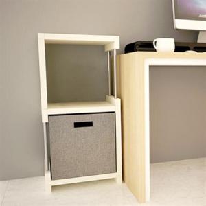 아트박스/큐빅스 컬러공간박스 2단 스틸1 다리형 큐빅스1P