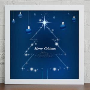 아트박스/꾸밈 cy284-블루 샤이닝 크리스마스_인테리어액자