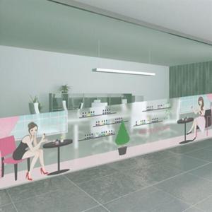 아트박스/낭만창고 dgse185-프린세스 네일아트-반투명시트지