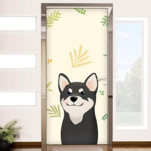 아트박스/꾸밈 cg557-귀여운강아지_현관문시트지