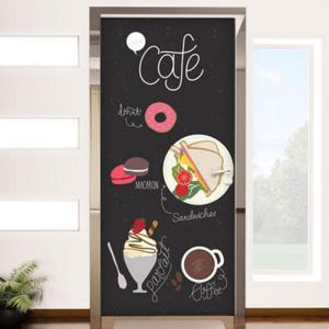 아트박스/꾸밈 ca574-피자앤브런치카페_현관문시트지