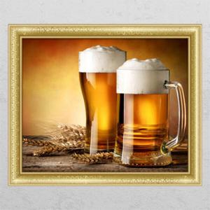 아트박스/꾸밈 ck757-생맥주한잔_창문그림액자