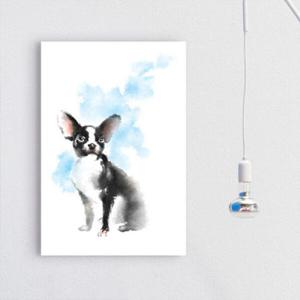 아트박스/꾸밈 iv115-강아지들의그림_중형노프레임