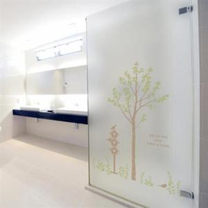 아트박스/낭만창고 ncdr033-행복나무-샤워부스 유리문시트지