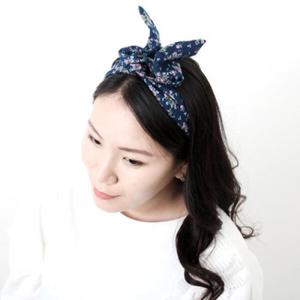 아트박스/엔비로라 와이어 헤어밴드-네이비 잔꽃 NBB707