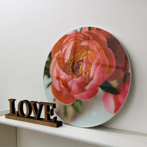 아트박스/꾸밈 cc743-원형아크릴액자_재물운이들어오는모란꽃