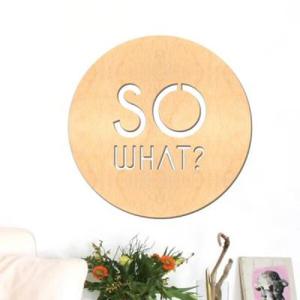 아트박스/디자인베이 우드월데코-레터링 sowhat A56 (반제품)