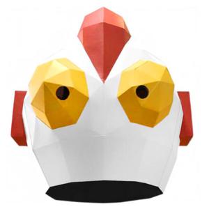 아트박스/스투피드 프리미엄 3D 입체 종이가면 (울트라 닭)