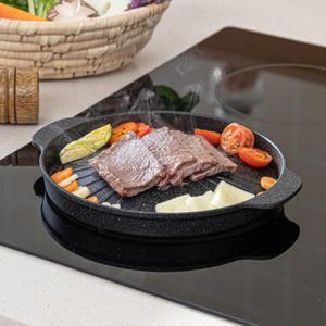 아트박스/서울리빙 에코라믹 서빙 미니 불판 캠핑 구이팬