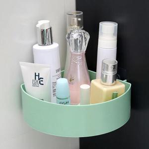아트박스/위드마켓 파스텔 접착식 욕실 코너선반(그린)