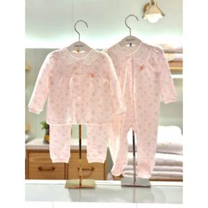 압소바 HK(신생아선물2종) 솔솔 모달 내의 우주복세트(25년가을신상) (A2C10308A)