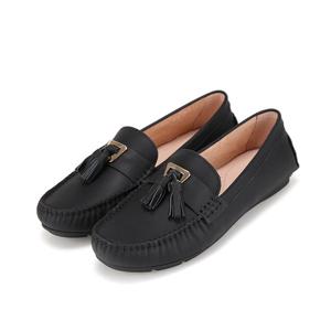 [본사운영] 바바라 소가죽 테슬장식 베이직 여성로퍼 1.5cm_AAI142