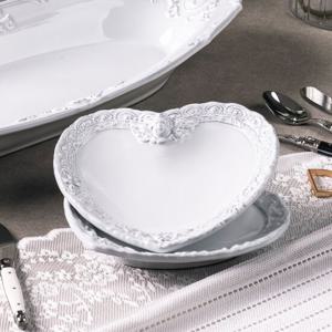 [VBC까사] 까메오 엔젤하트 접시 16cm 이탈리아 수입 그릇 빈티지 앞접시 과일 디저트