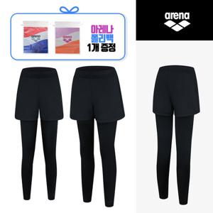 아레나 우먼스 레저 워터 9부 레깅스 팬츠(L1PW07)