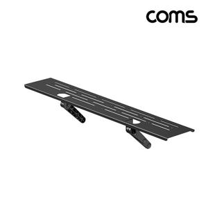 Coms TV 모니터 셋탑박스 거치식 선반 600x100 선반 수납선반 정리선반 셋톱박스선반 셋톱박스수납선반 셋