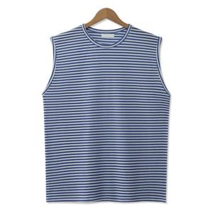 [엠엔씨][MNC] 스트라이프 박스핏 나시티 (MDBT814SM)