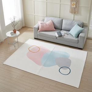 [르헤브] 디자인 DTP 항균 생활 방수 카페트 (100x150)