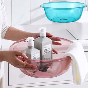 투명 세수 세숫 목욕 대야 바가지 양동이 고무 다라이