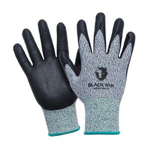 CH 블랙야크 S-야크그립(CUT5 NBR)장갑 하계 멜란지BK