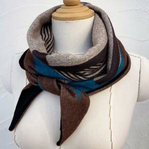 [애슬릿] 중년 여성 기모 겨울 쁘띠 미니 머플러