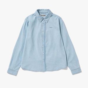 [플랙진]여성 베이직 풀럼지 셔츠 청남방 (PWTF1LSL36W)