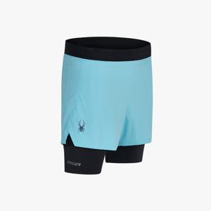 [스파이더] 남성 레깅스 내장형 3.5부 러닝 숏츠 SPKFCNTR231MLBL