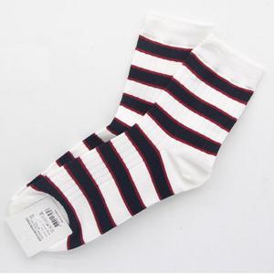 남성양말 굵은 링글 화이트블랙 패션 캐주얼 골지양말