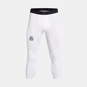 [언더아머]언더아머 남성 커리 브랜드 3/4 레깅스 1379828-100