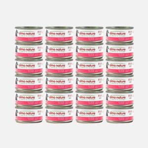 [24개세트] 알모네이쳐 캣 젤리 연어 캔 70g