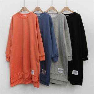 IL 패션의류 오버핏 여자옷 의류 K461L308 오버핏옆트임기모박스티 빅사이즈 데일리