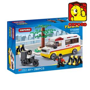 ST33383 타운 미니차량앰블런스 블록 장난감