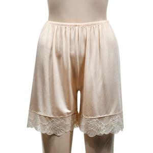 원하고 형태 안정성이 우수한 인견 5부 레스 슬립바지