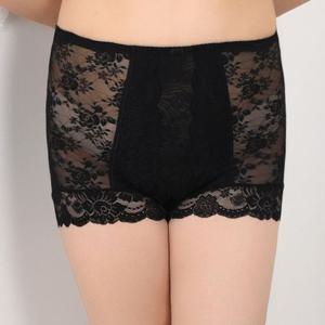 (쏘로사떼) 망사소재 레이스 빅사이즈 미니 사각거들