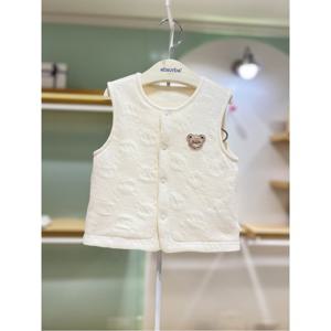 압소바HM (아기조끼)튜핑 코튼모달 조끼(25년FW겨울신상) (A1A2711901)