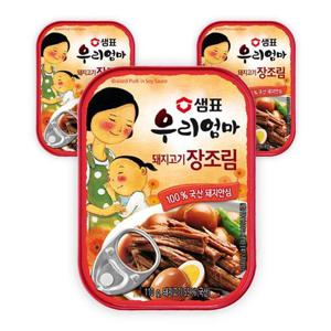 샘표 우리엄마 돼지고기장조림 110G x 3개입
