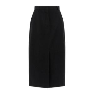 브리오니 비올란테 캐시미어 쉬스 미디 스커트 RZW40LO9392 000