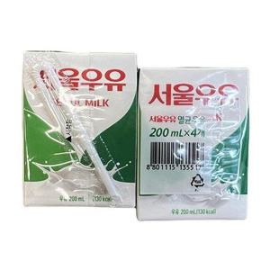 서울 멸균우유 4입(200mlx4입) x 2개 a47769