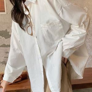 여자 남방셔츠 오버핏 파스텔 셔츠 DO2727