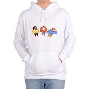 후드티 하늘을 바라보는 가족 드론 family 스승