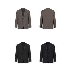 [ANDZ] 앤드지 25 FW  멜란지 투톤 트윌 4WAY 스트레치 2버튼 싱글 자켓 3종 1택 (BHF4KG1101)